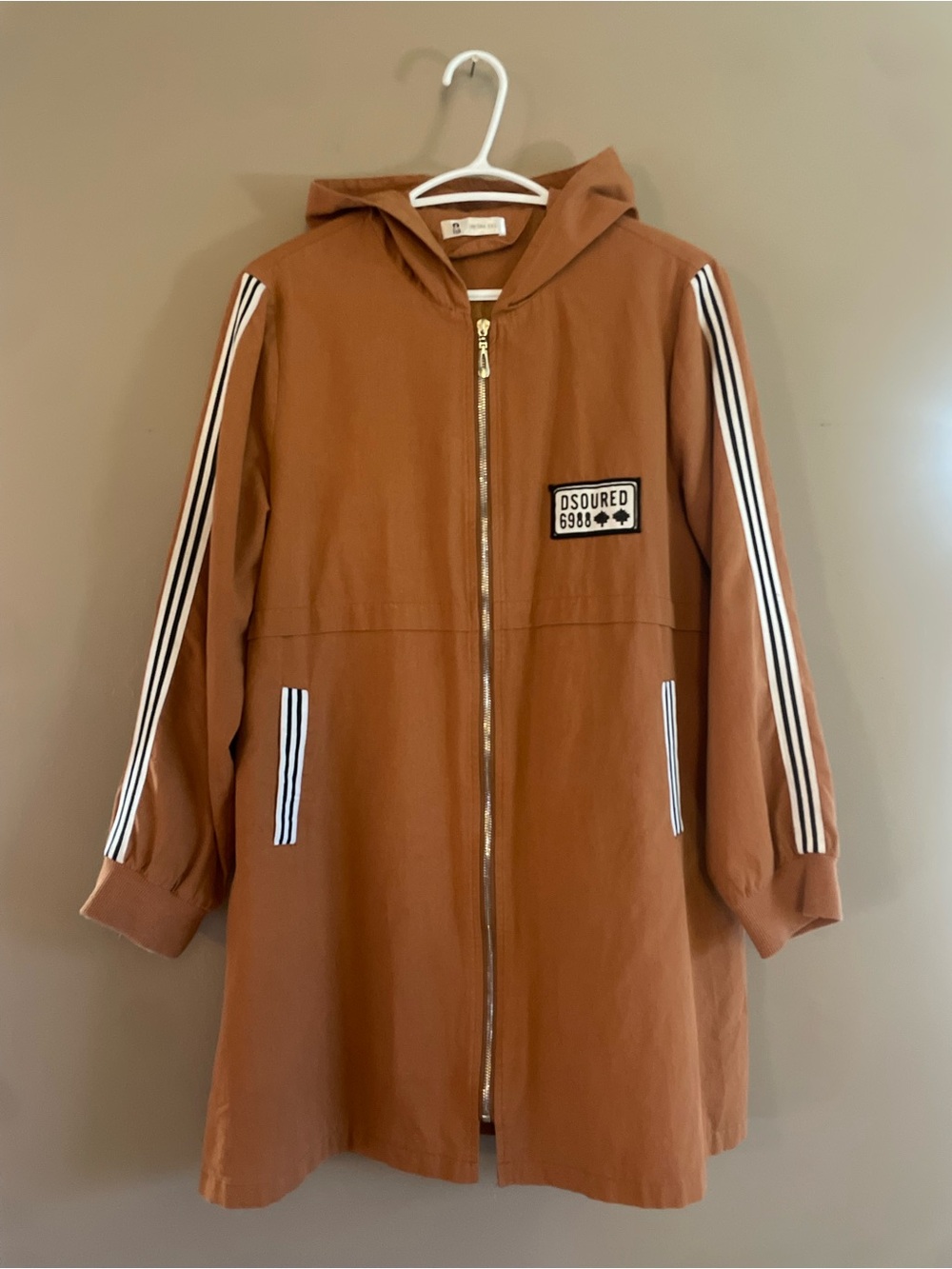 Sailor Girls Western Rust Hooded Longline Jacket – Size 3XL EUC